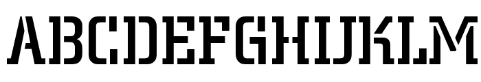 Centrum-Stencil-Medium-Regular Font UPPERCASE