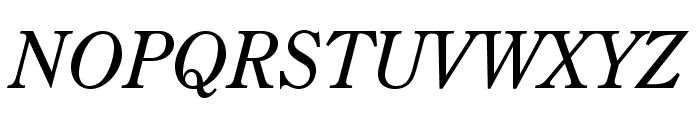 CenturyOldStyleStd-Italic Font UPPERCASE