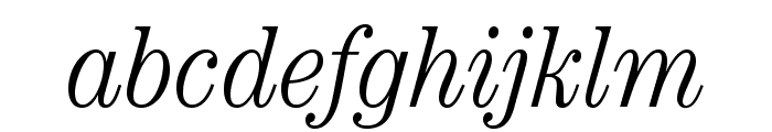 CenturyStd-LightCondensedIt Font LOWERCASE