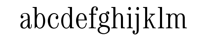 CenturyStd-LightCondensed Font LOWERCASE