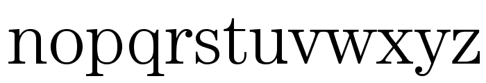 CenturyStd-Light Font LOWERCASE