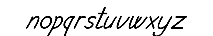 Cerille-BoldItalic Font LOWERCASE