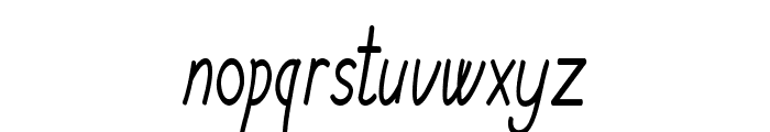 Cerille-CondensedBold Font LOWERCASE