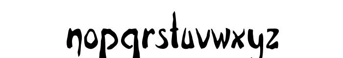 Cerville-CondensedRegular Font LOWERCASE