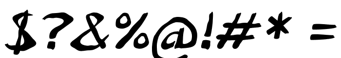 CervilleItalic Font OTHER CHARS