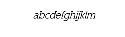 Cendana Bold Italic.otf Font LOWERCASE