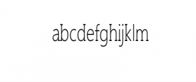 Cendana Condensed.otf Font LOWERCASE