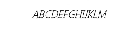 Cendana Italic.otf Font UPPERCASE