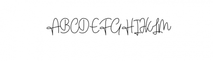 Cendolita Script.ttf Font UPPERCASE