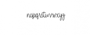 Cendolita Script.ttf Font LOWERCASE