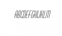 Centhini Italic.ttf Font UPPERCASE