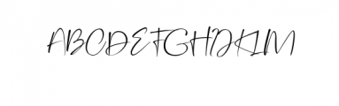 Centhiny.otf Font UPPERCASE