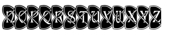 Celtic Knot Monograms Black Font LOWERCASE