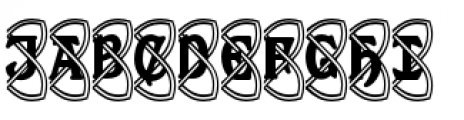Celtic Knot Monograms Bold Font OTHER CHARS