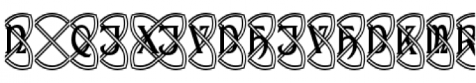 Celtic Knot Monograms Light Font OTHER CHARS