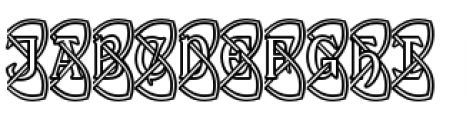 Celtic Knot Monograms Outline Font OTHER CHARS