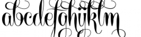 Centeria Script Fat Alt Font LOWERCASE