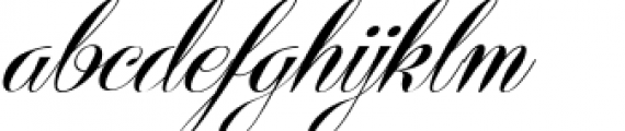 Centeria Script Fat Slanted Font LOWERCASE
