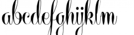 Centeria Script Fat Font LOWERCASE