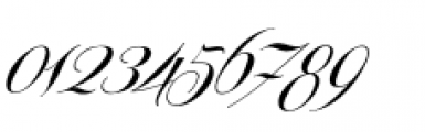 Centeria Script Medium Slanted Font OTHER CHARS