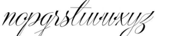 Centeria Script Medium Slanted Font LOWERCASE