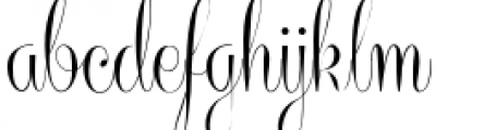 Centeria Script Medium Font LOWERCASE