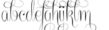 Centeria Script Thin Alt Font LOWERCASE