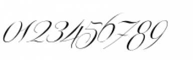 Centeria Script Thin Slanted Font OTHER CHARS
