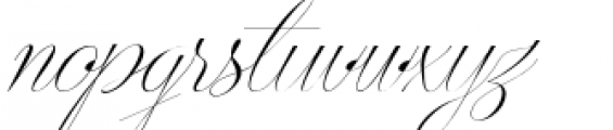 Centeria Script Thin Slanted Font LOWERCASE