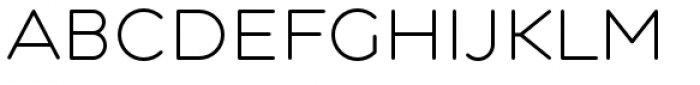 Central Light Font LOWERCASE