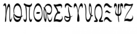 Ceremony Monograms Greek Regular Font LOWERCASE