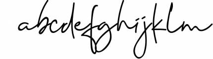 Cervanttis Signature Script Font LOWERCASE