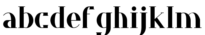 CENORA-Regular Font LOWERCASE