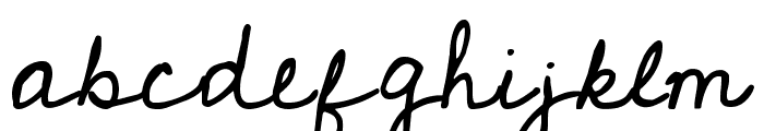 Cedarville Pnkfun1 Cursive Font LOWERCASE