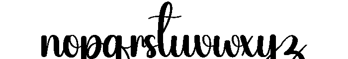 Celebration2 Font LOWERCASE
