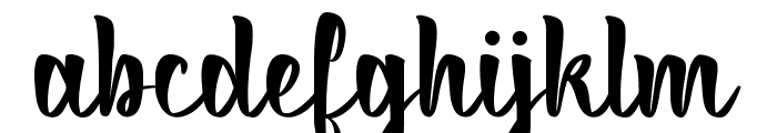 Celebrity Chef Demo Font LOWERCASE