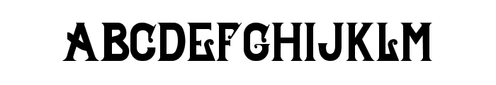 Celestial Typeface Font LOWERCASE