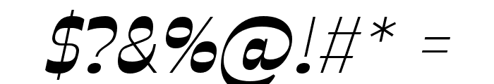 Celestine Black Italic Font OTHER CHARS