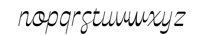Celestine ExtraLight Italic Font LOWERCASE