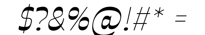 Celestine Medium Italic Font OTHER CHARS