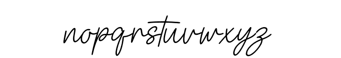 Celestora Script Italic Font LOWERCASE