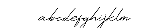 CelinePeachFree-Script Font LOWERCASE