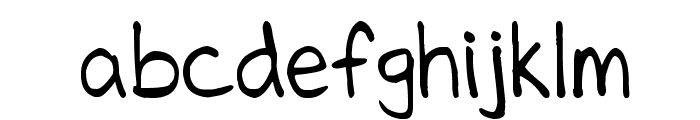 Celines Hand Font LOWERCASE