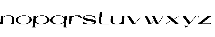 Cellofy-BlackExtExpIta Font LOWERCASE