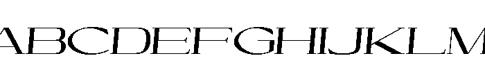 Cellofy-BoldExtExpIta Font UPPERCASE