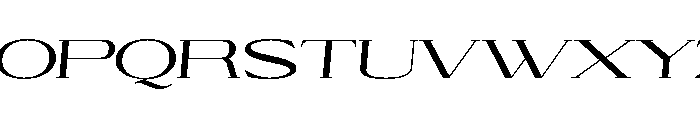 Cellofy-BoldExtExpIta Font UPPERCASE