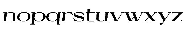 Cellofy-ExtBdExpIta Font LOWERCASE