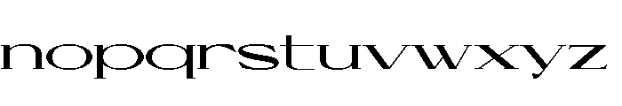 Cellofy-ExtBdExtExp Font LOWERCASE