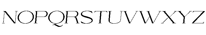 Cellofy-ExtLtExpIta Font UPPERCASE