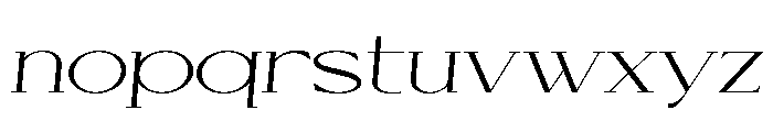 Cellofy-ExtLtExpIta Font LOWERCASE